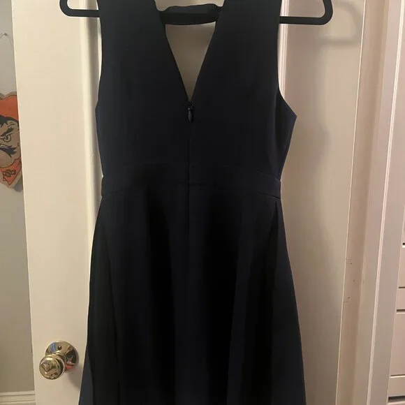 BCBGeneration Navy & Black Dress Size 2 - Picture 3 of 3